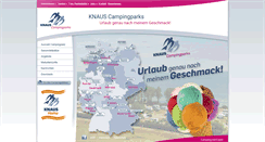 Desktop Screenshot of knauscamp.de